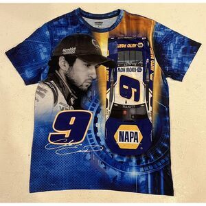 Chase Elliot Hendrick Motorsports T Shirt M NASCAR All Over Graphics AOP